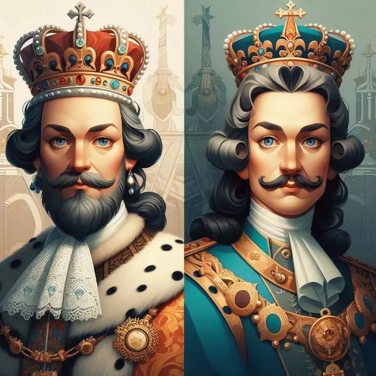 Петр I и Карл XII: две личности, два образа